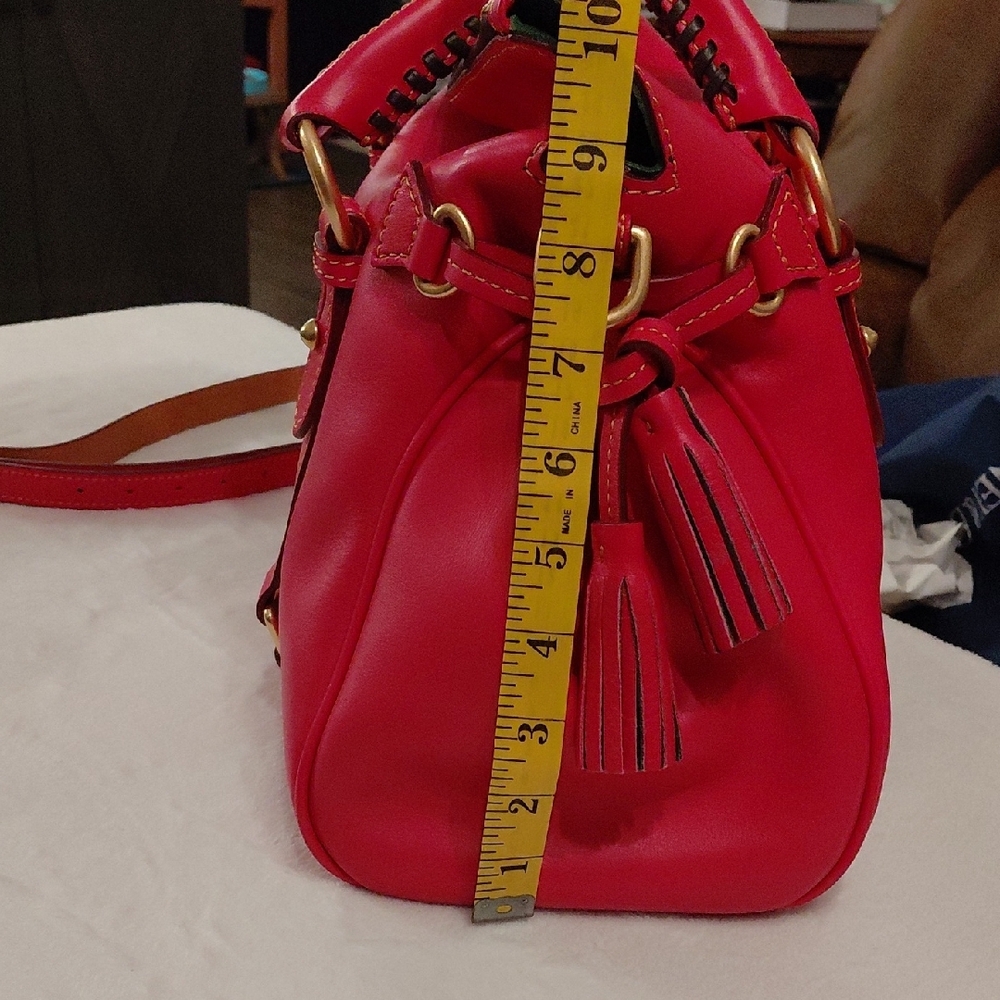 Dooney & Bourke Florentine Satchel In Fuchsia (Large) - Picture 5 of 16